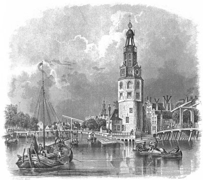Montalbaantoren & Oude Schans in Amsterdam
